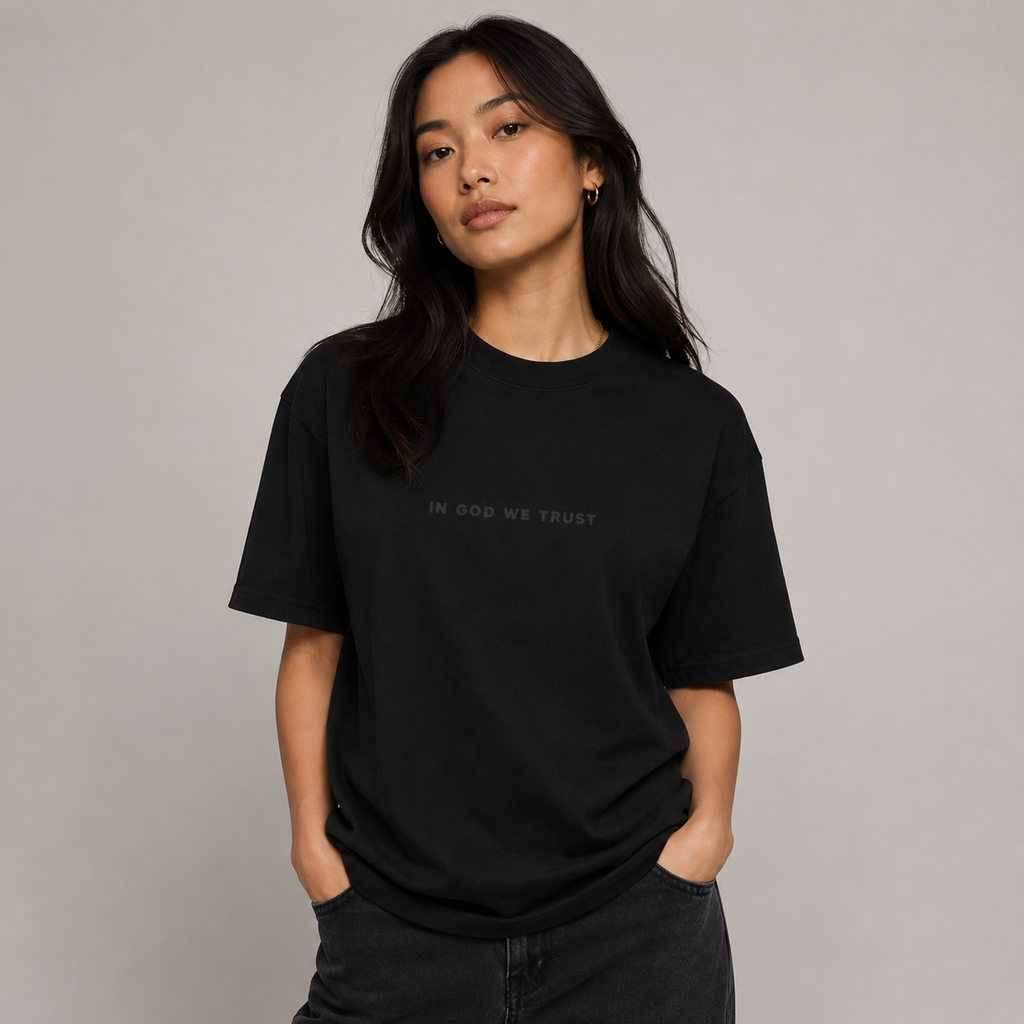 New York All State In God We Trust Unisex Max Heavyweight Short Sleeve