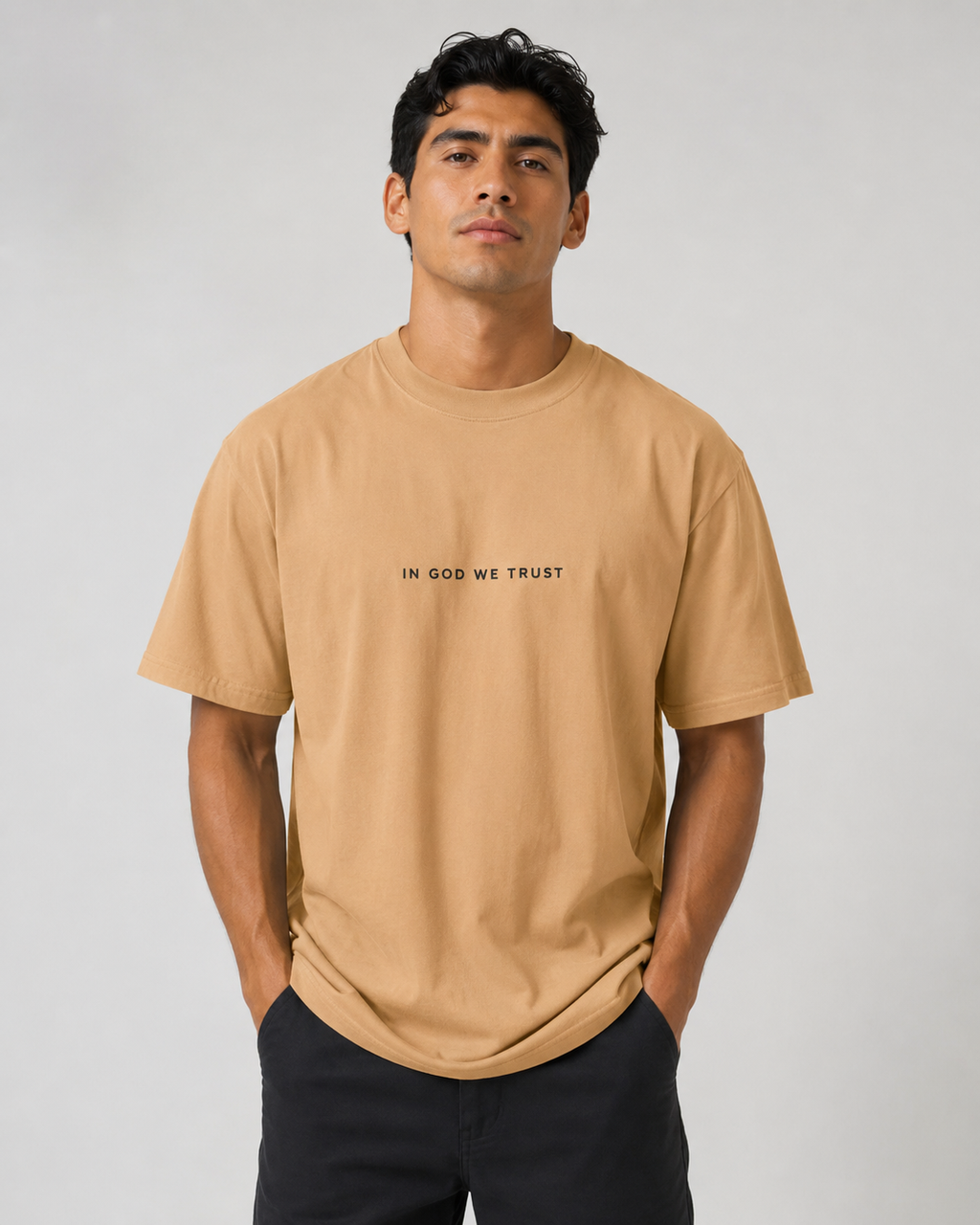 North Carolina All State In God We Trust Unisex Max Heavyweight Short Sleeve