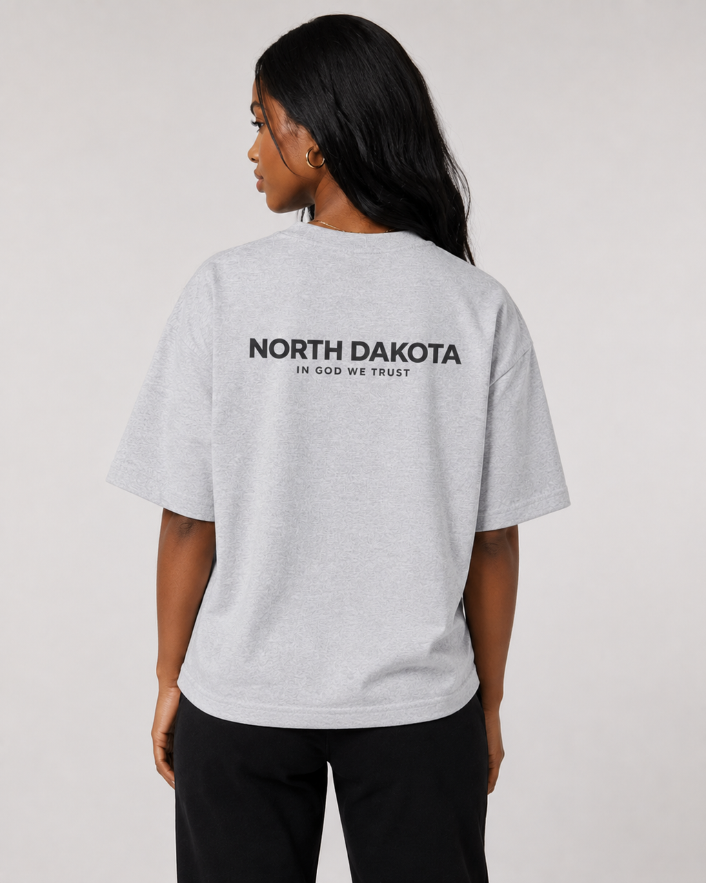 North Dakota All State In God We Trust Unisex Max Heavyweight Short Sleeve