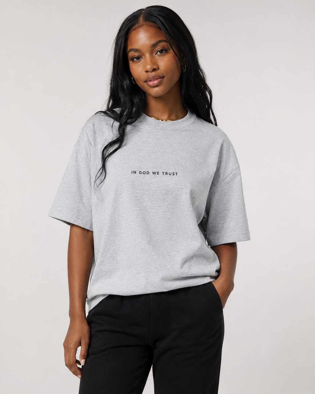 North Dakota All State In God We Trust Unisex Max Heavyweight Short Sleeve