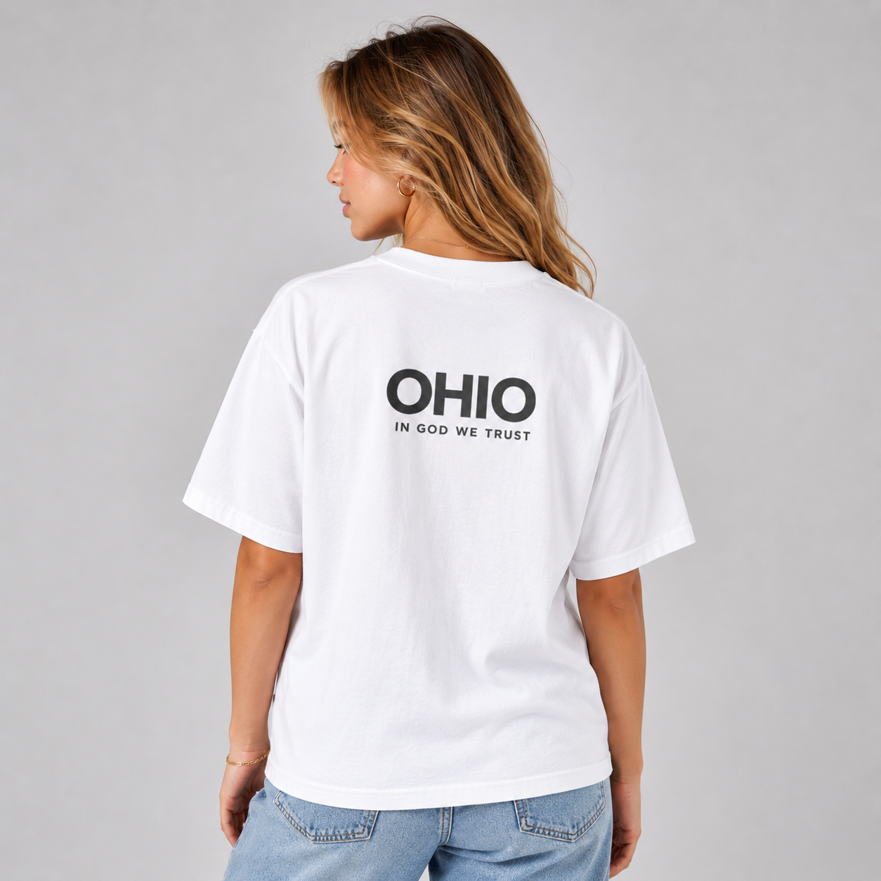 Ohio All State In God We Trust Unisex Max Heavyweight Short Sleeve