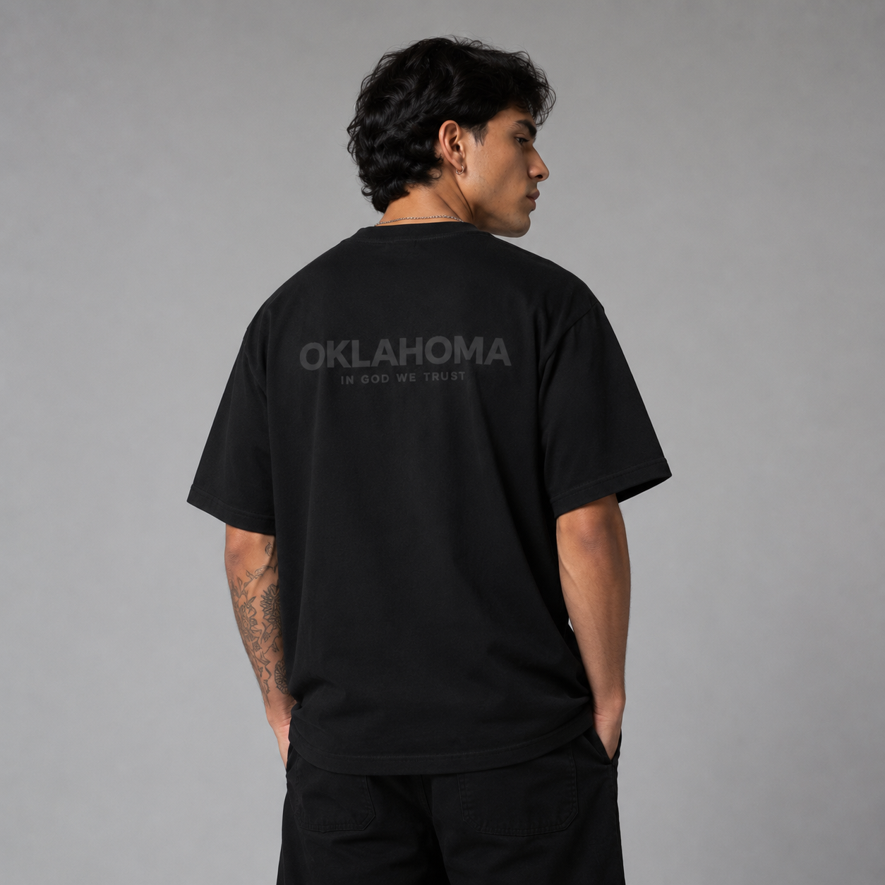 Oklahoma All State In God We Trust Unisex Max Heavyweight Short Sleeve