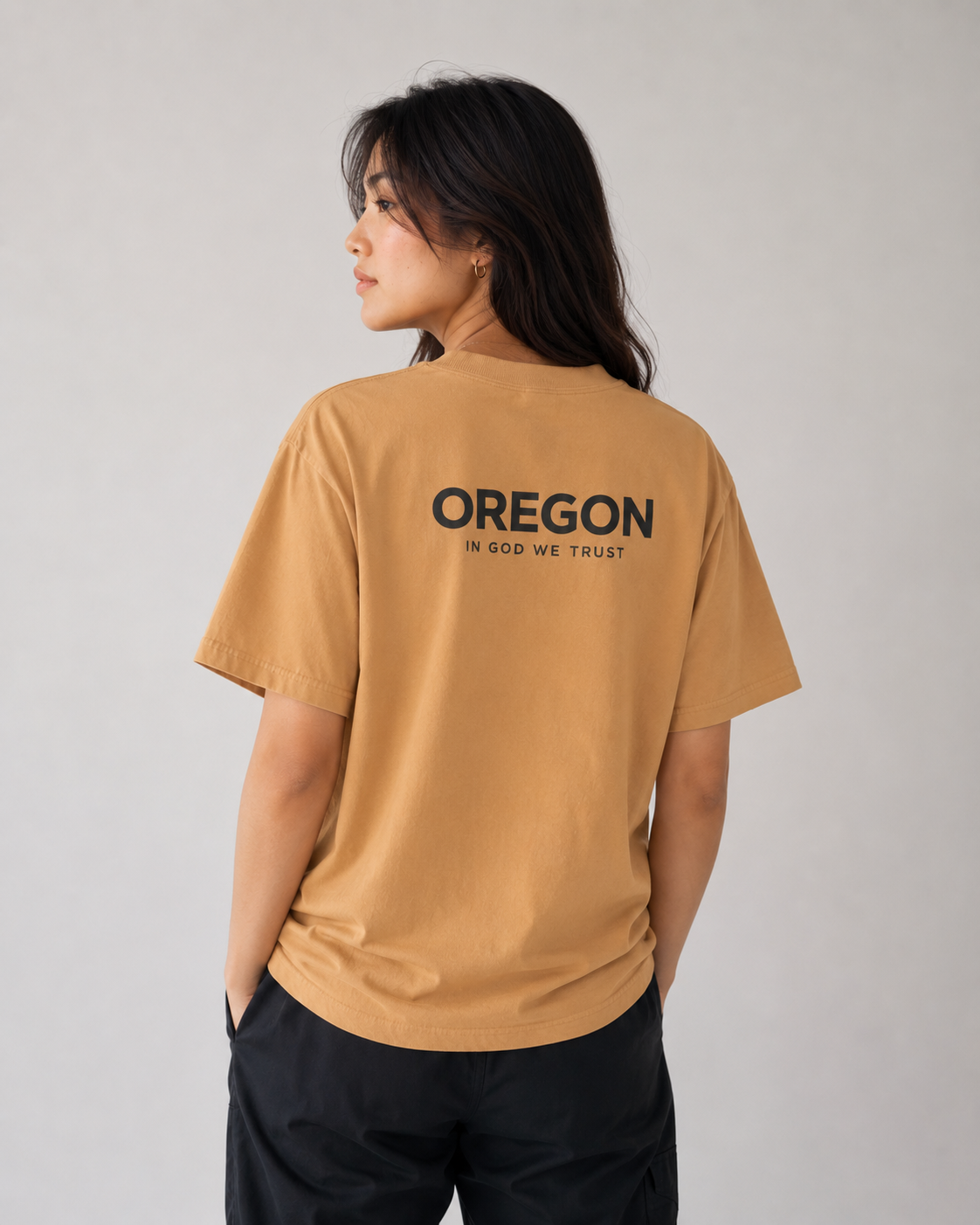 Oregon All State In God We Trust Unisex Max Heavyweight Short Sleeve