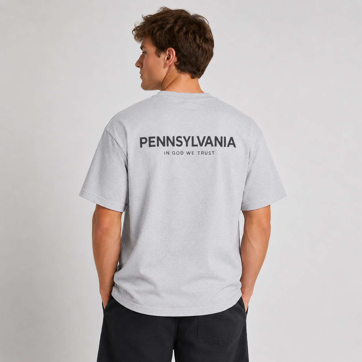 Pennsylvania All State In God We Trust Unisex Max Heavyweight Short Sleeve