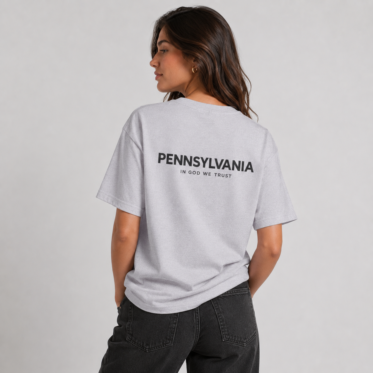 Pennsylvania All State In God We Trust Unisex Max Heavyweight Short Sleeve