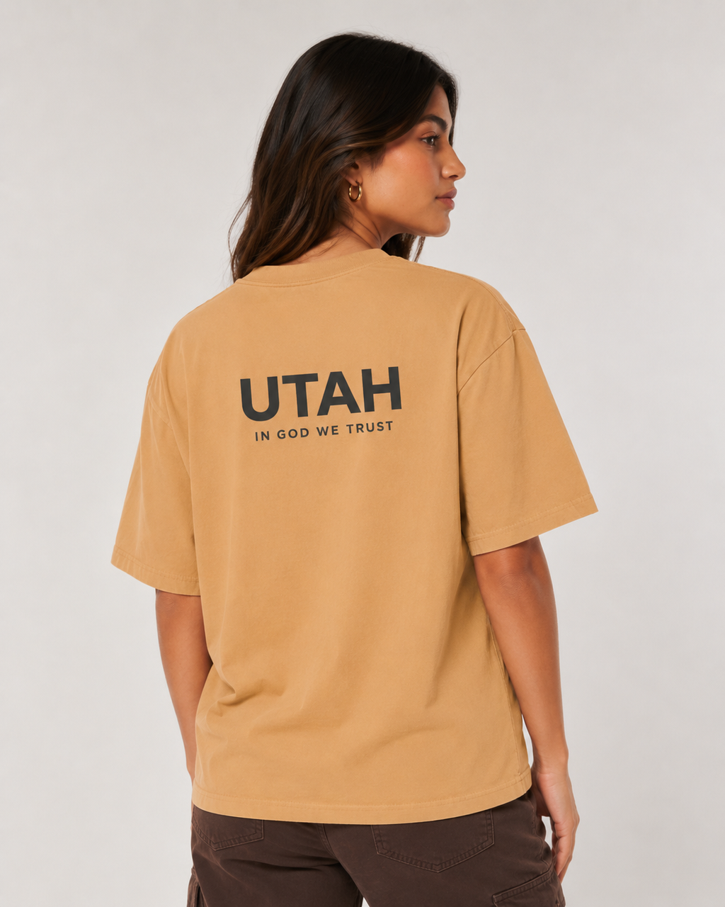 Utah All State In God We Trust Unisex Max Heavyweight Short Sleeve