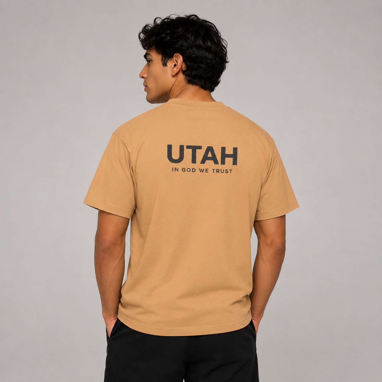 Utah All State In God We Trust Unisex Max Heavyweight Short Sleeve
