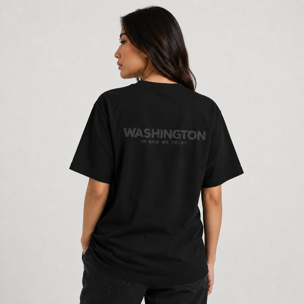 Washington All State In God We Trust Unisex Max Heavyweight Short Sleeve