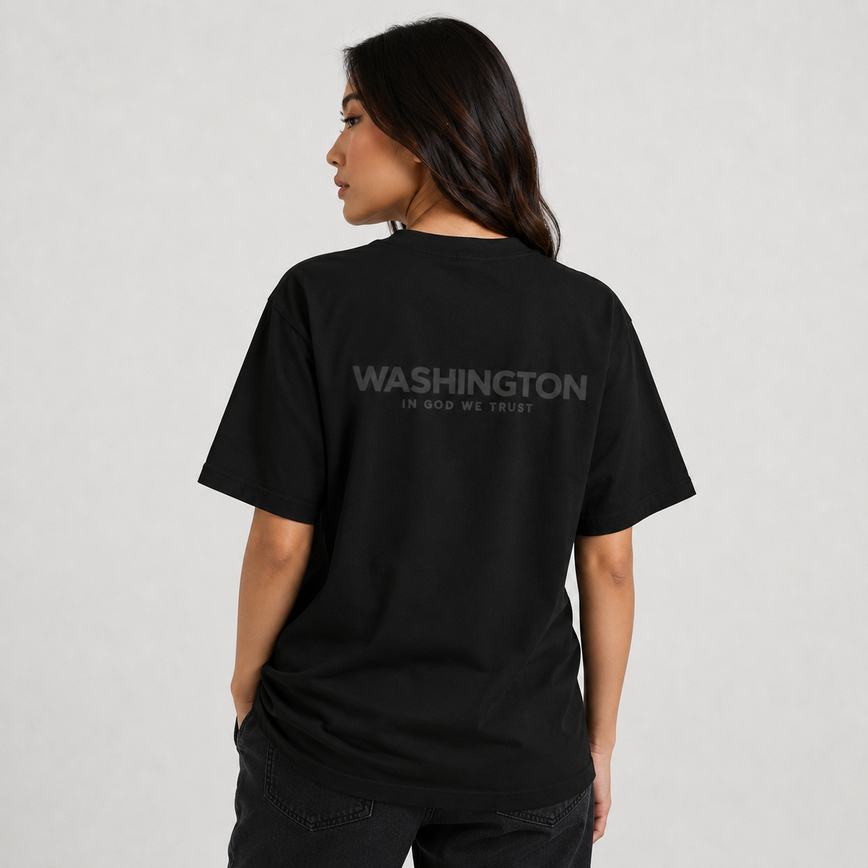 Washington All State In God We Trust Unisex Max Heavyweight Short Sleeve