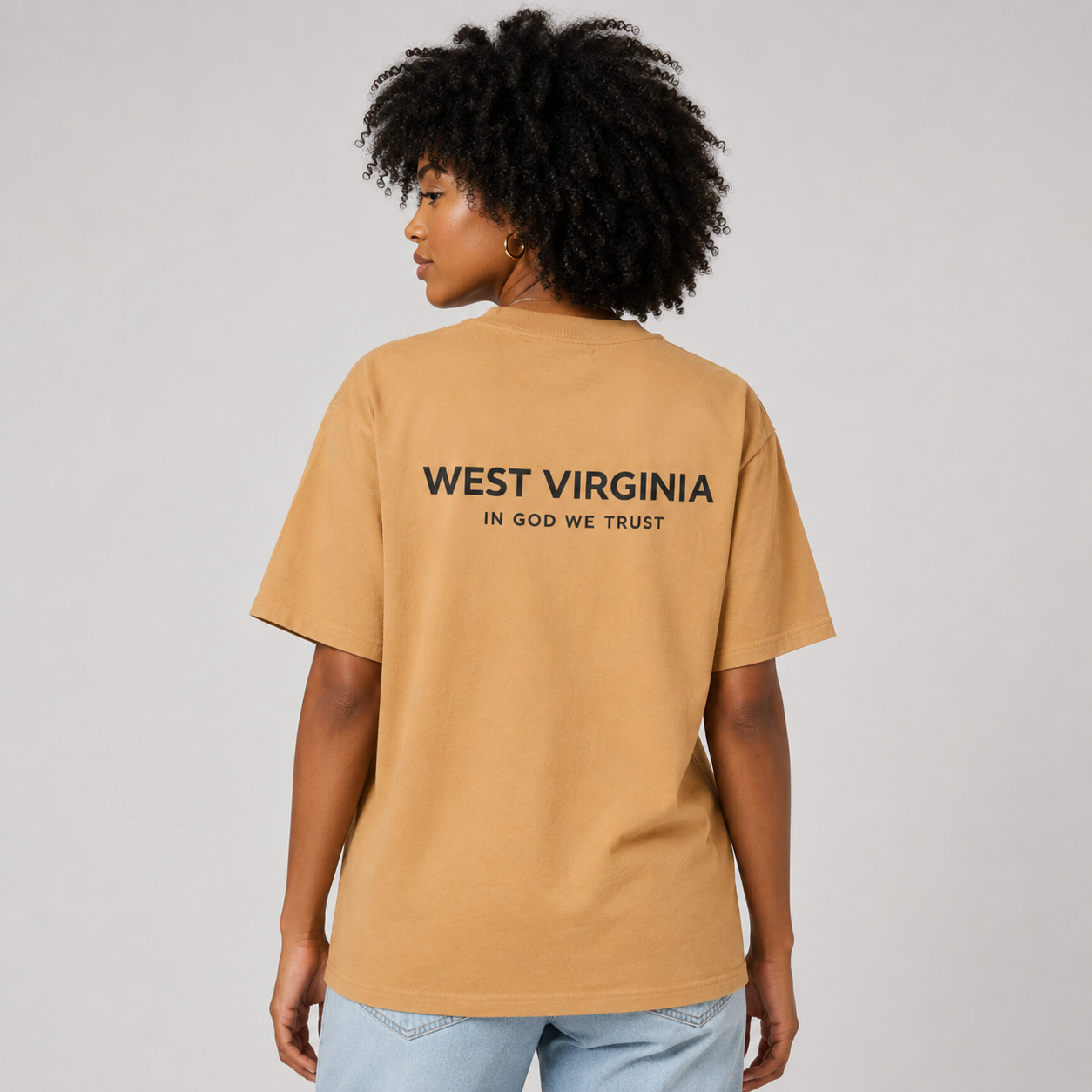 West Virginia All State In God We Trust Unisex Max Heavyweight Short Sleeve