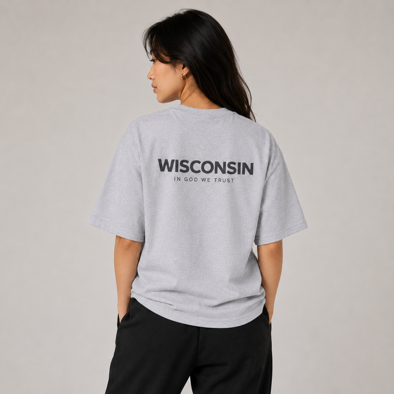 Wisconsin All State In God We Trust Unisex Max Heavyweight Short Sleeve