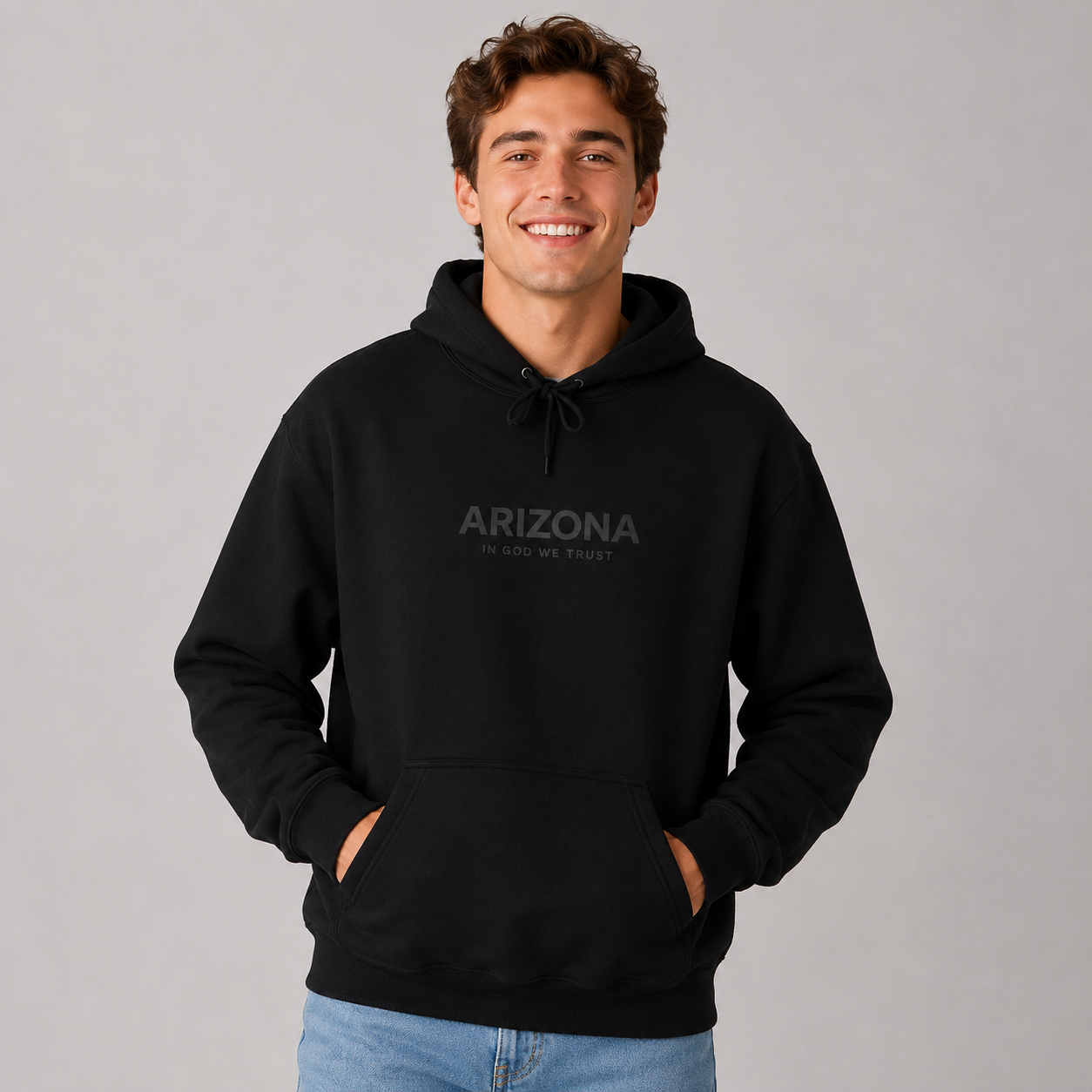 Arizona All State In God We Trust Unisex Hooded Sweatshirt