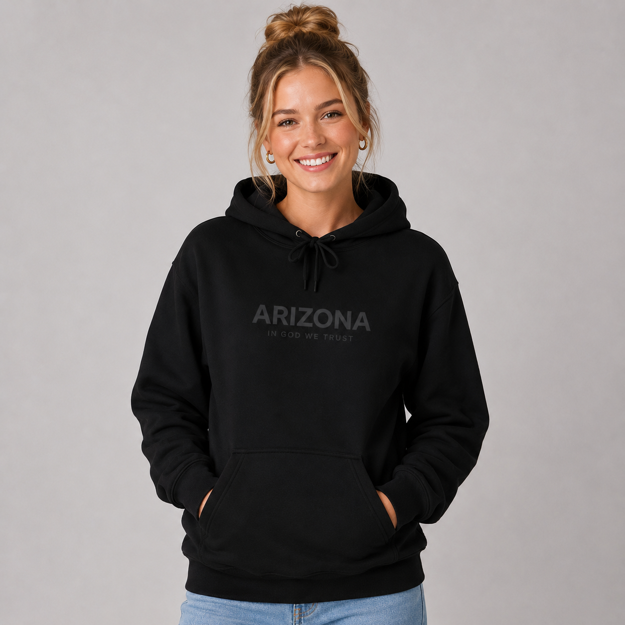 Arizona All State In God We Trust Unisex Hooded Sweatshirt