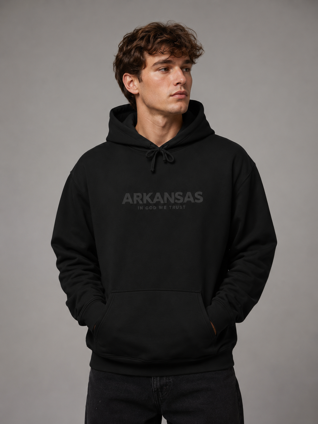 Arkansas All State In God We Trust Unisex Hooded Sweatshirt