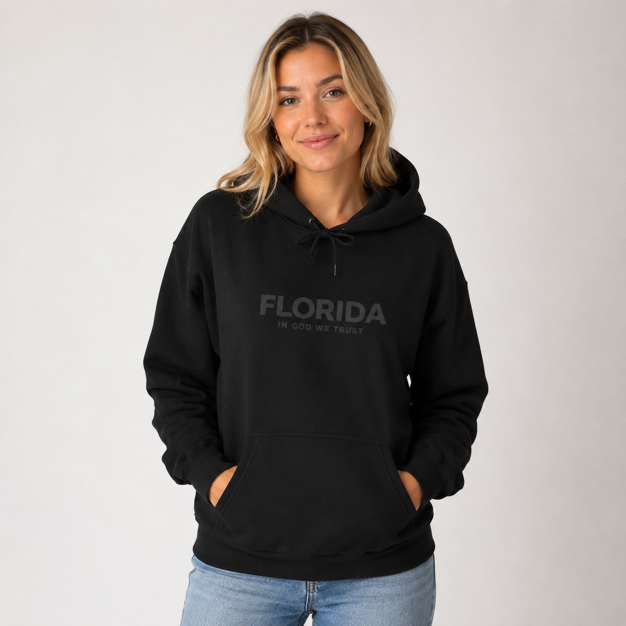 Florida All State In God We Trust Unisex Hooded Sweatshirt