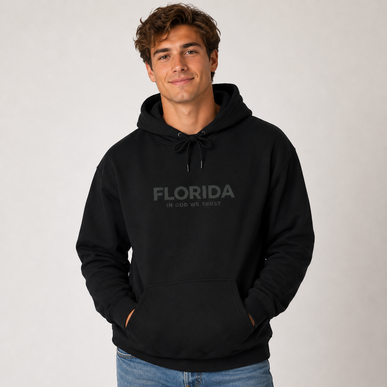 Florida All State In God We Trust Unisex Hooded Sweatshirt