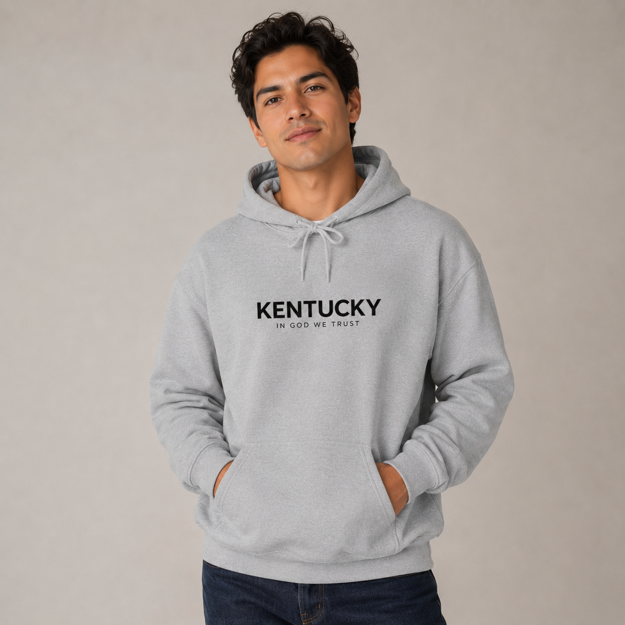 Kentucky All State In God We Trust Unisex Hooded Sweatshirt