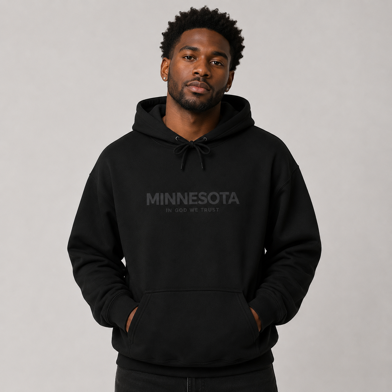 Minnesota All State In God We Trust Unisex Hooded Sweatshirt