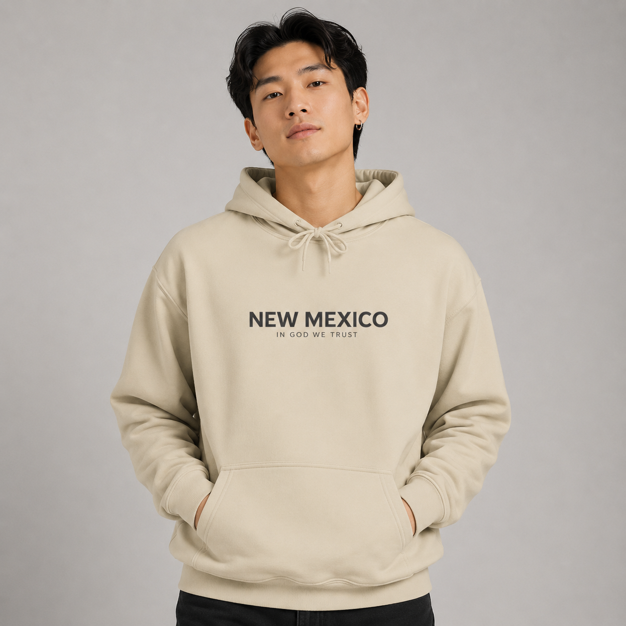 New Mexico All State In God We Trust Unisex Hooded Sweatshirt