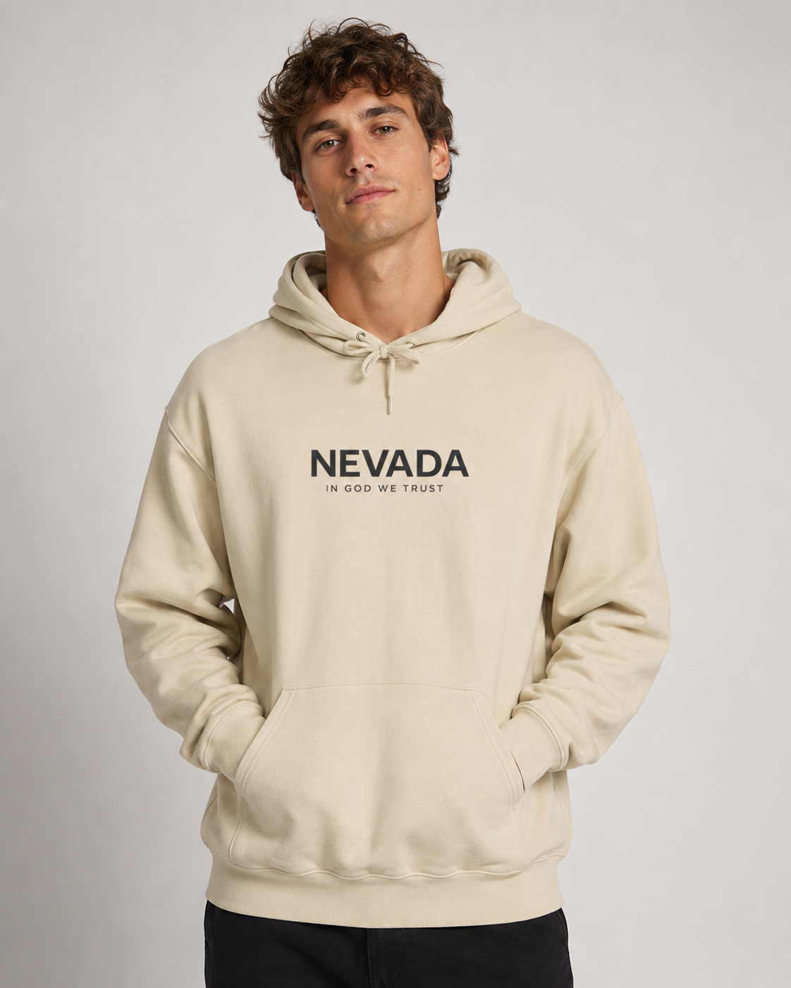 Nevada All State In God We Trust Unisex Hooded Sweatshirt