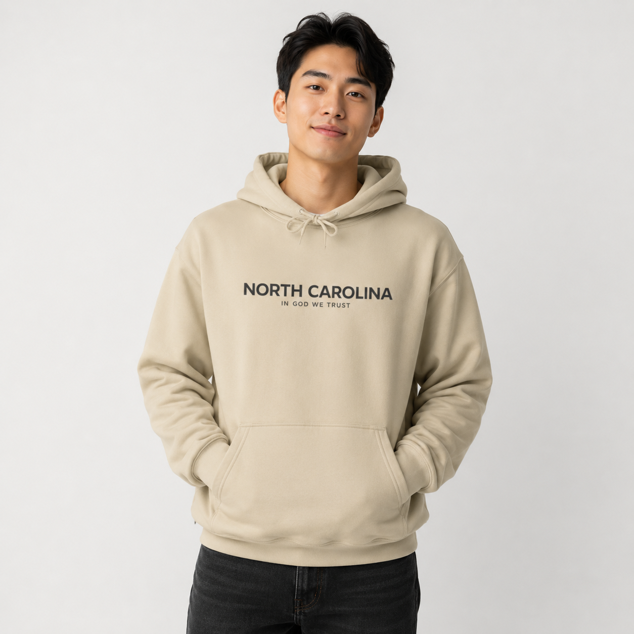 North Carolina All State In God We Trust Unisex Hooded Sweatshirt