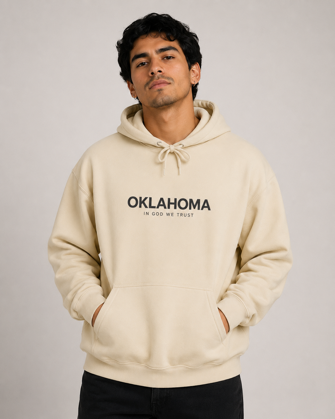 Oklahoma All State In God We Trust Unisex Hooded Sweatshirt