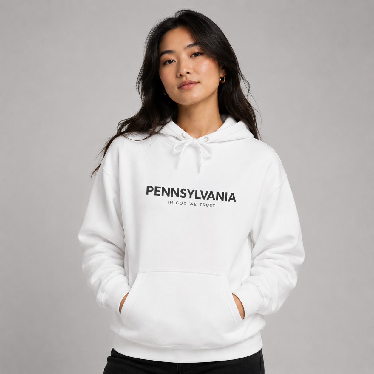 Pennsylvania All State In God We Trust Unisex Hooded Sweatshirt
