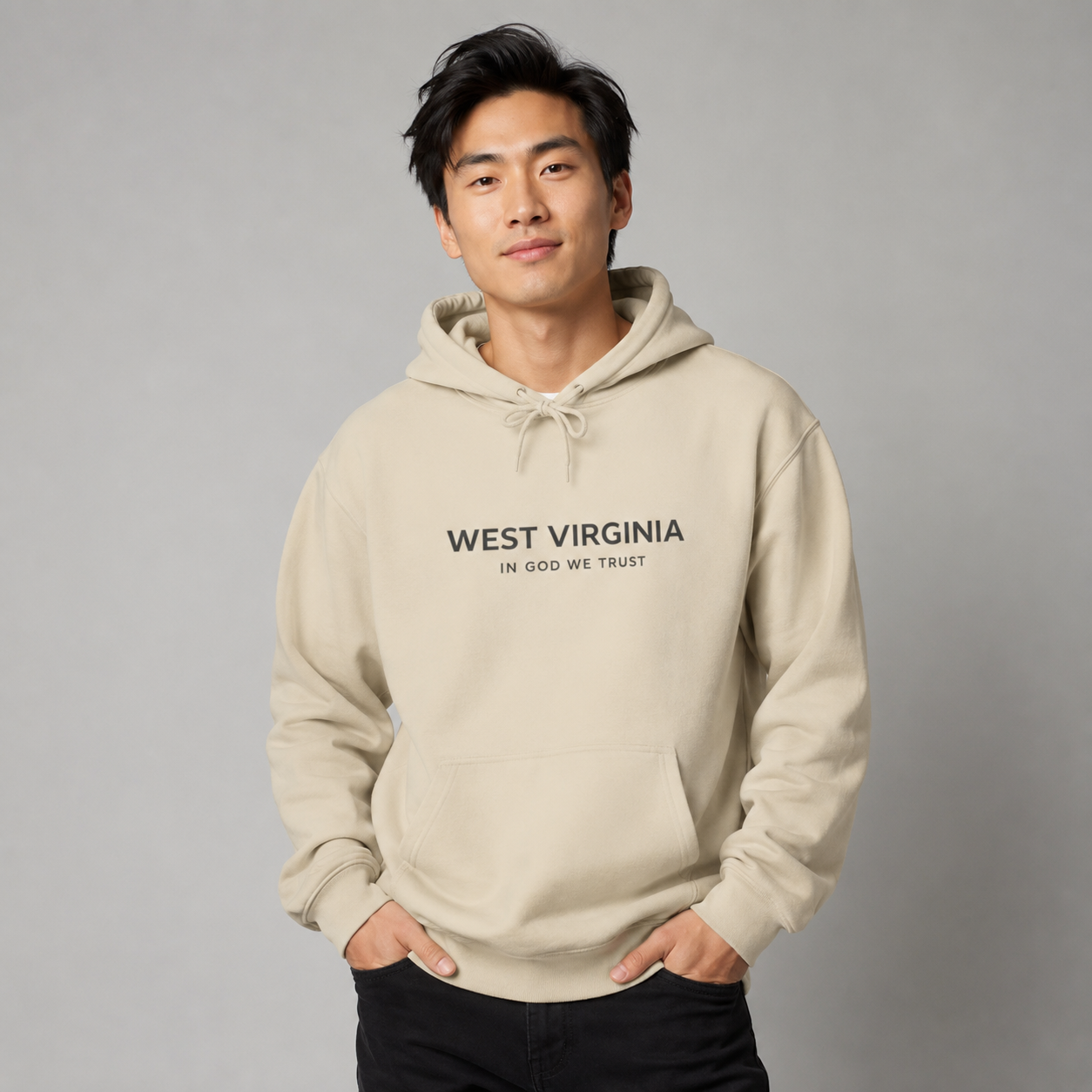 West Virginia All State In God We Trust Unisex Hooded Sweatshirt
