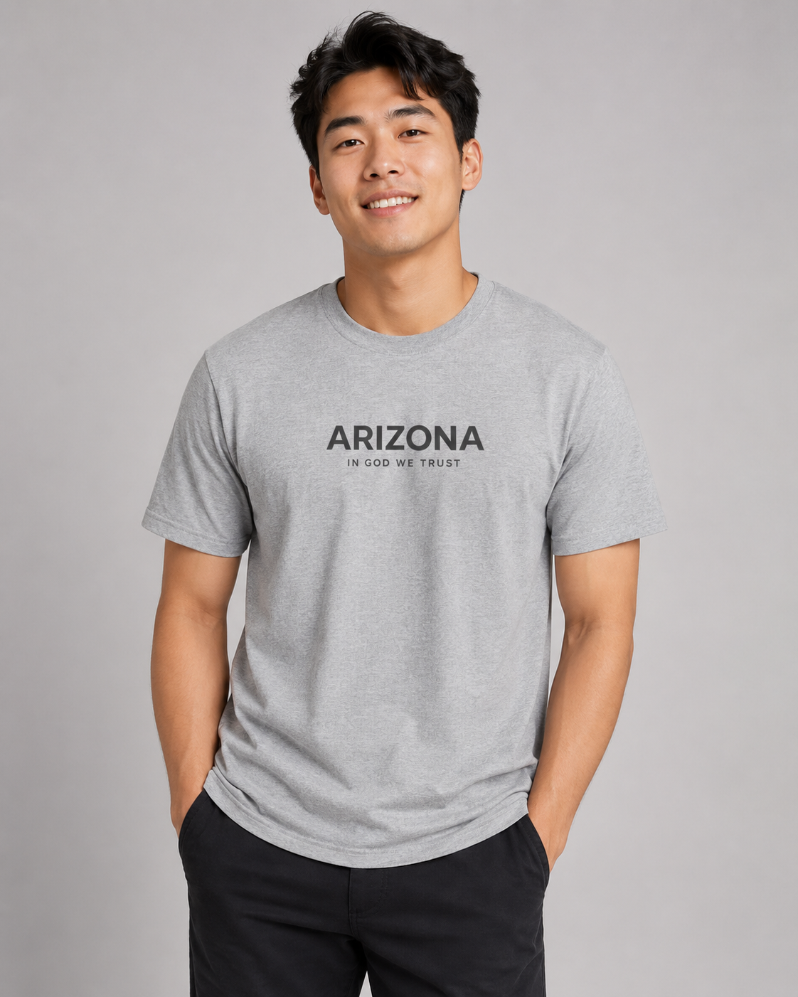 Arizona All State In God We Trust Front Design Unisex Everyday Tee