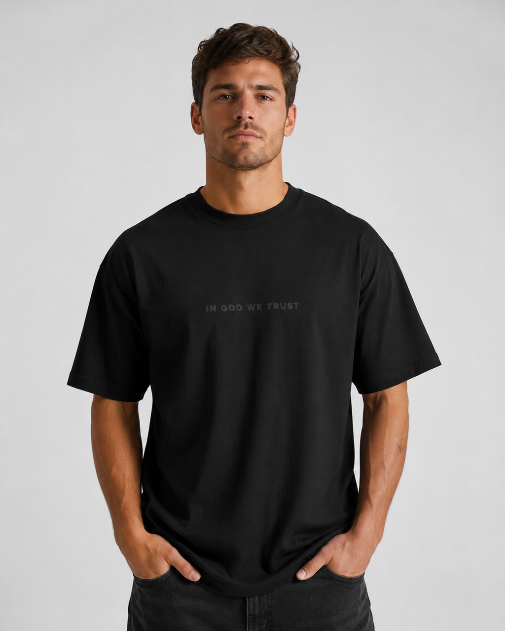 Wyoming All State In God We Trust Unisex Max Heavyweight Short Sleeve