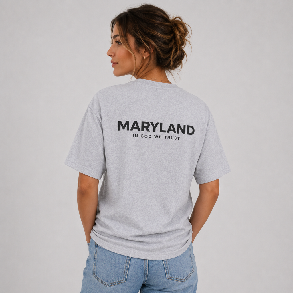 Maryland All State In God We Trust Unisex Max Heavyweight Short Sleeve