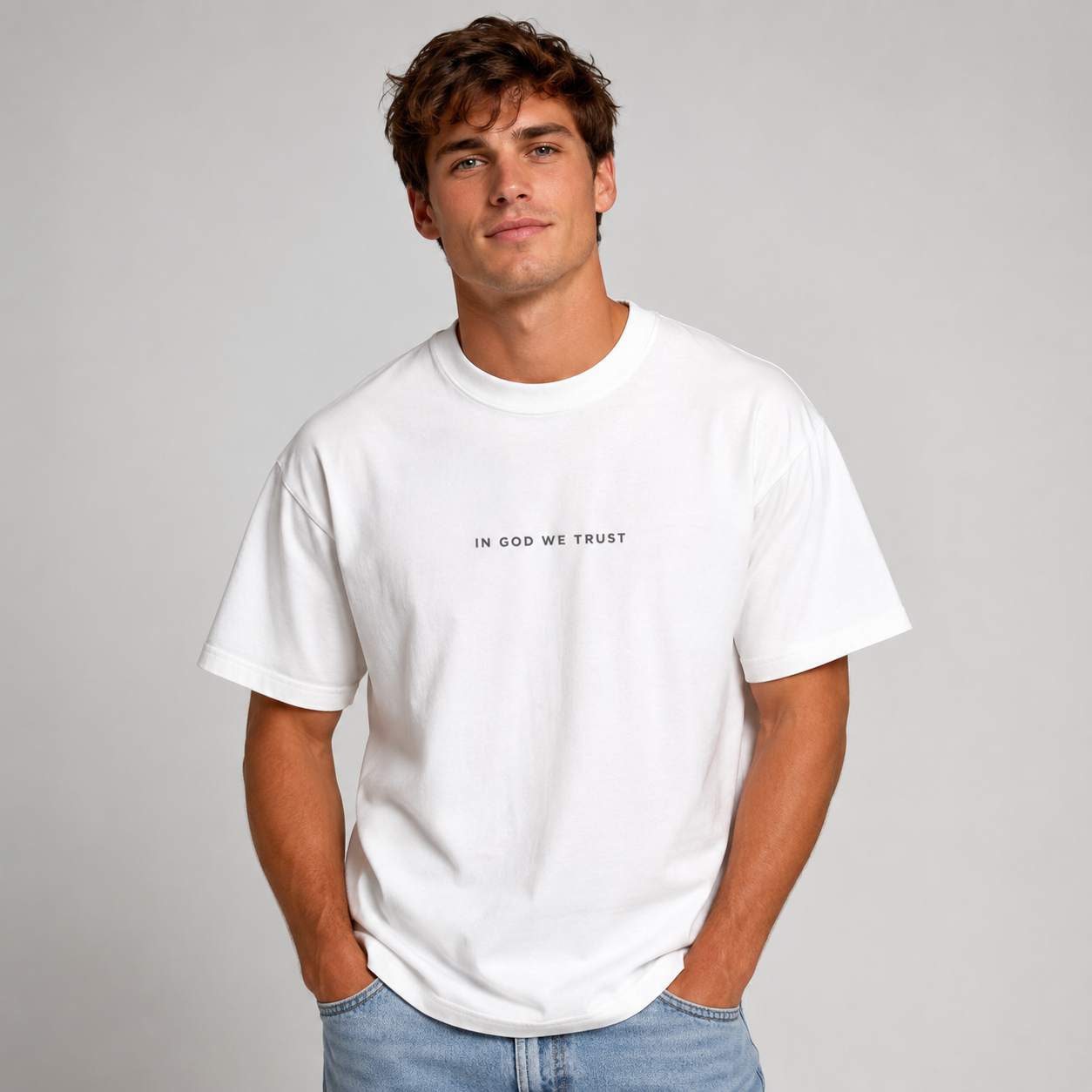 Kansas All State In God We Trust Unisex Max Heavyweight Short Sleeve