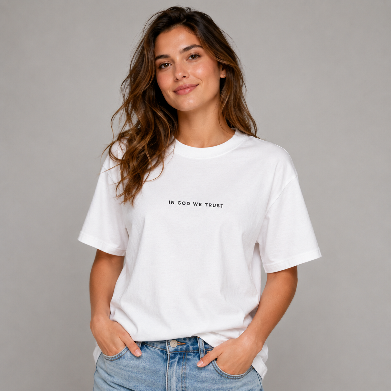 Kansas All State In God We Trust Unisex Max Heavyweight Short Sleeve