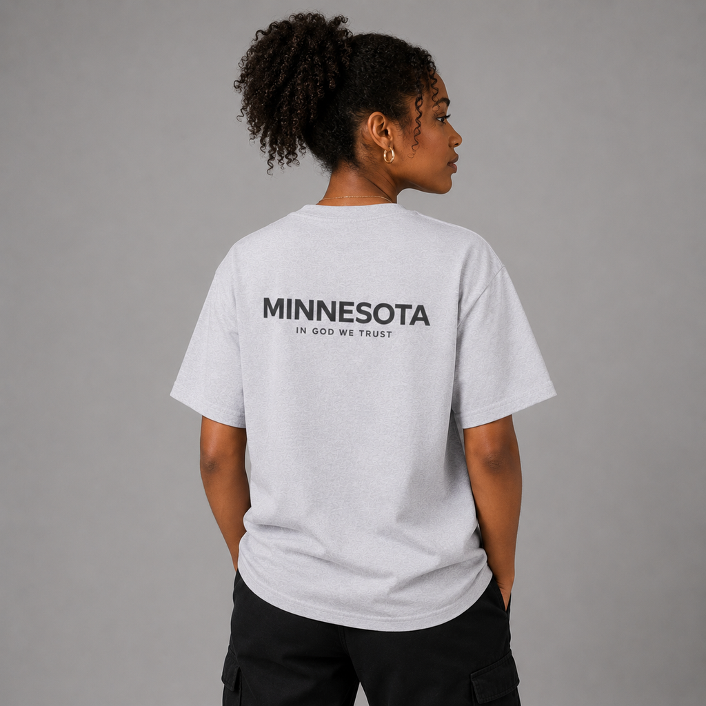 Minnesota All State In God We Trust Unisex Max Heavyweight Short Sleeve