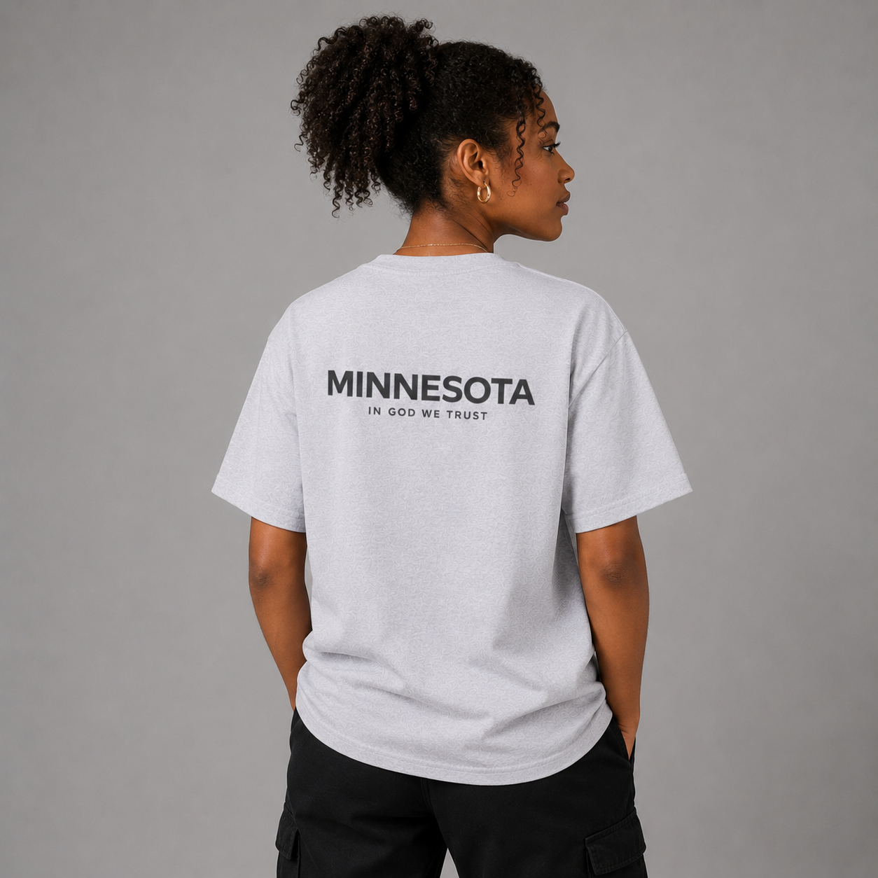 Minnesota All State In God We Trust Unisex Max Heavyweight Short Sleeve