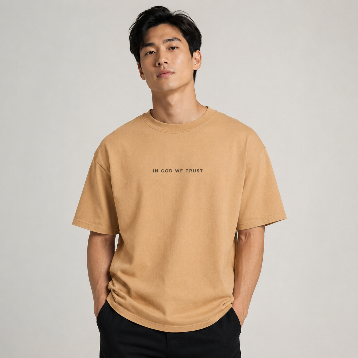 Maine All State In God We Trust Unisex Max Heavyweight Short Sleeve