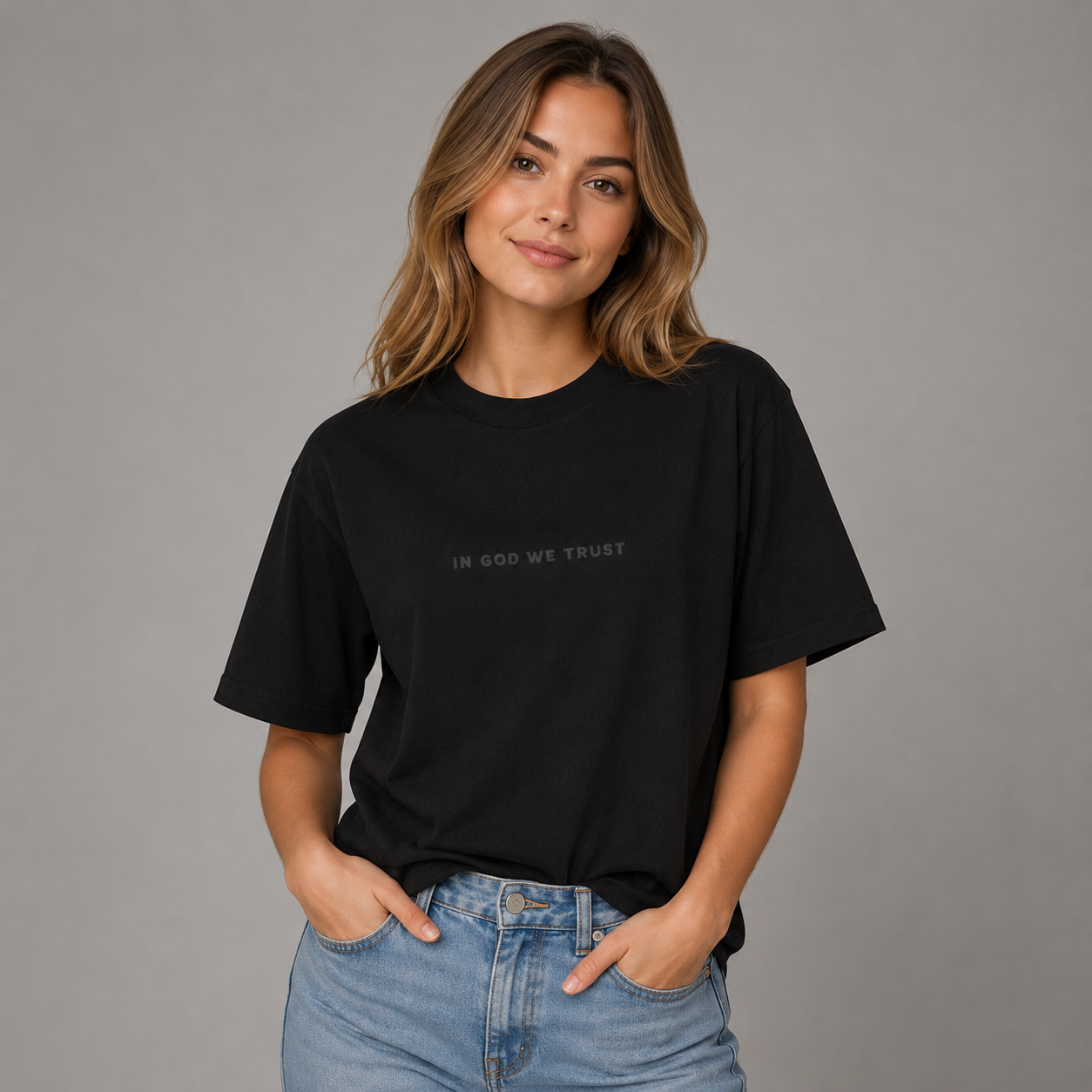 Montana All State In God We Trust Unisex Max Heavyweight Short Sleeve