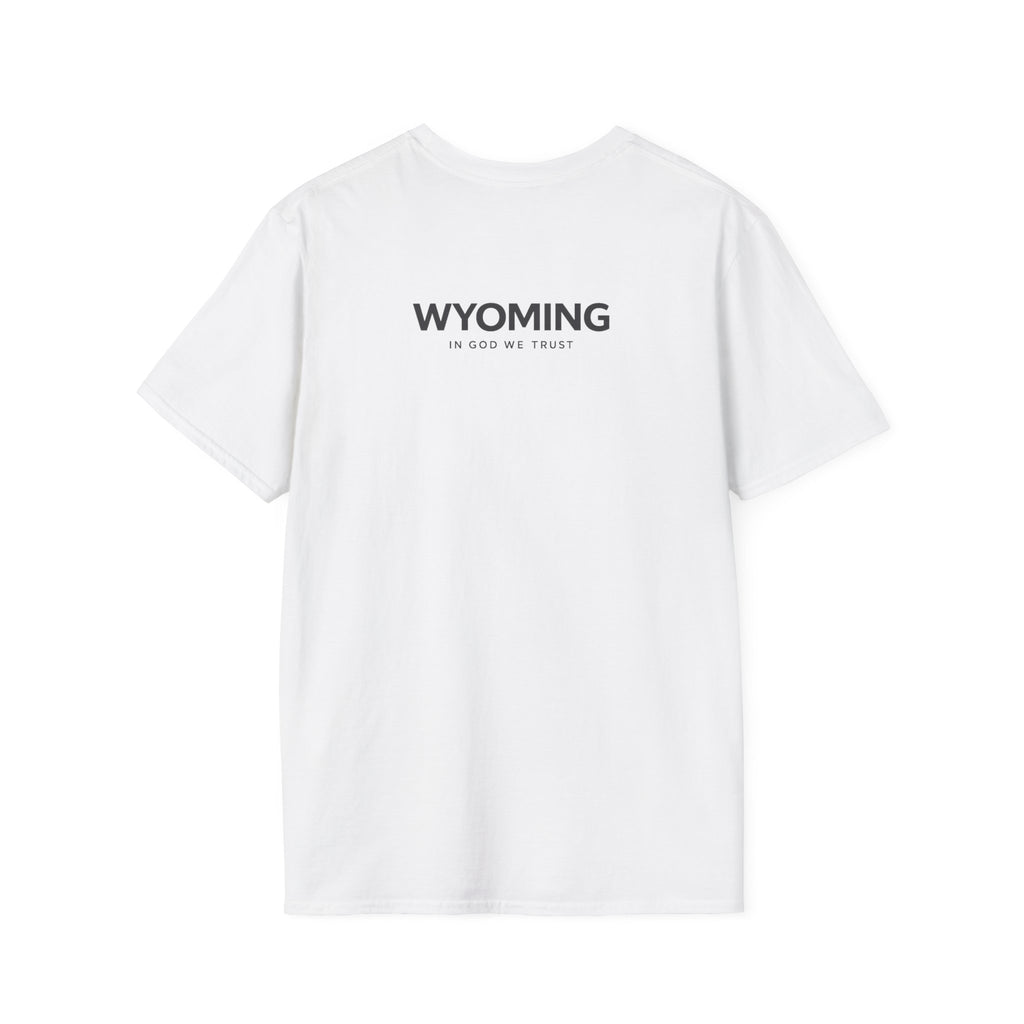 Wyoming All State In God We Trust Unisex Everyday Tee