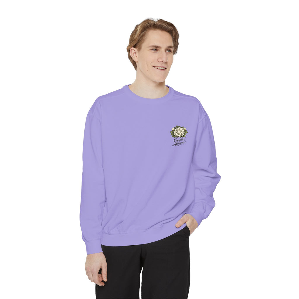 Camellia Alabama Sweatshirt — Vintage Floral Crewneck