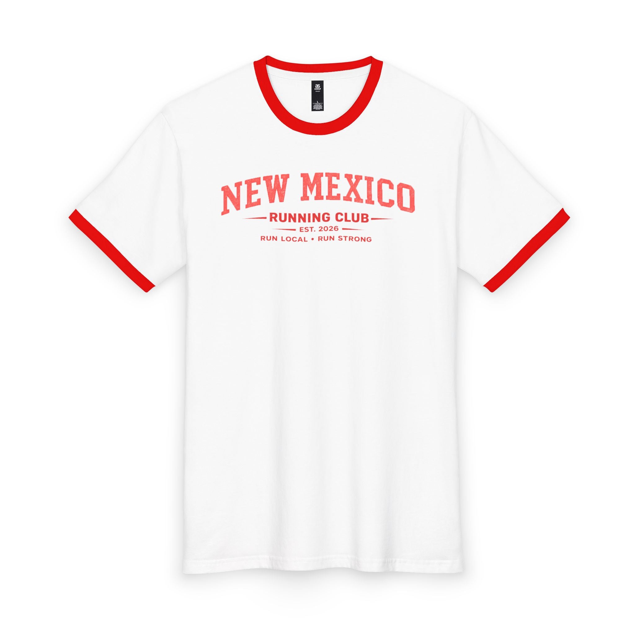 New Mexico Running Club 2026 All State Men's Staple Ringer Tee