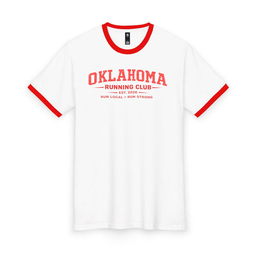 Oklahoma Running Club 2026 All State Men's Staple Ringer Tee