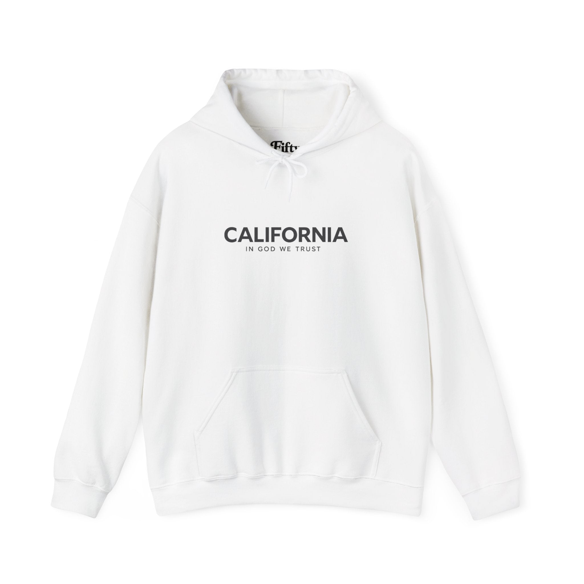 California All State In God We Trust Unisex Hooded Sweatshirt