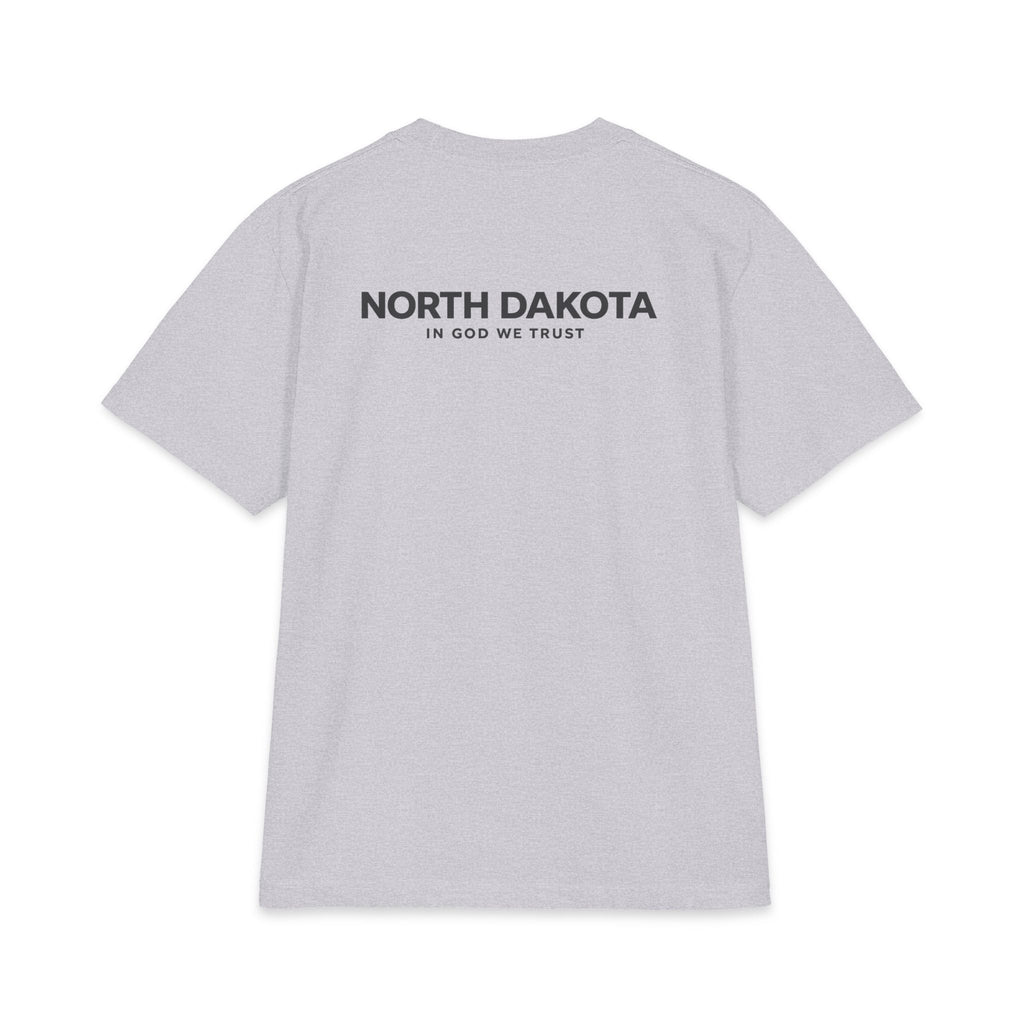 North Dakota All State In God We Trust Unisex Max Heavyweight Short Sleeve