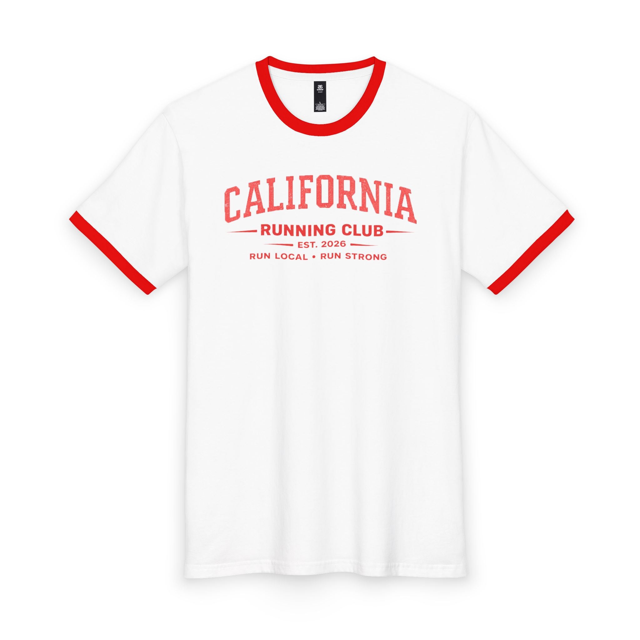 California Running Club 2026 All State Men's Staple Ringer Tee
