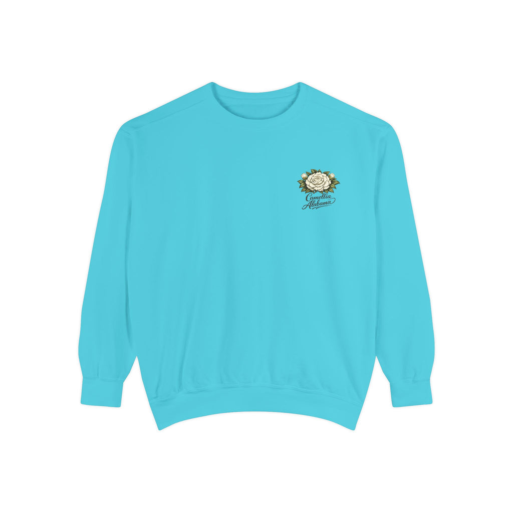 Camellia Alabama Sweatshirt — Vintage Floral Crewneck