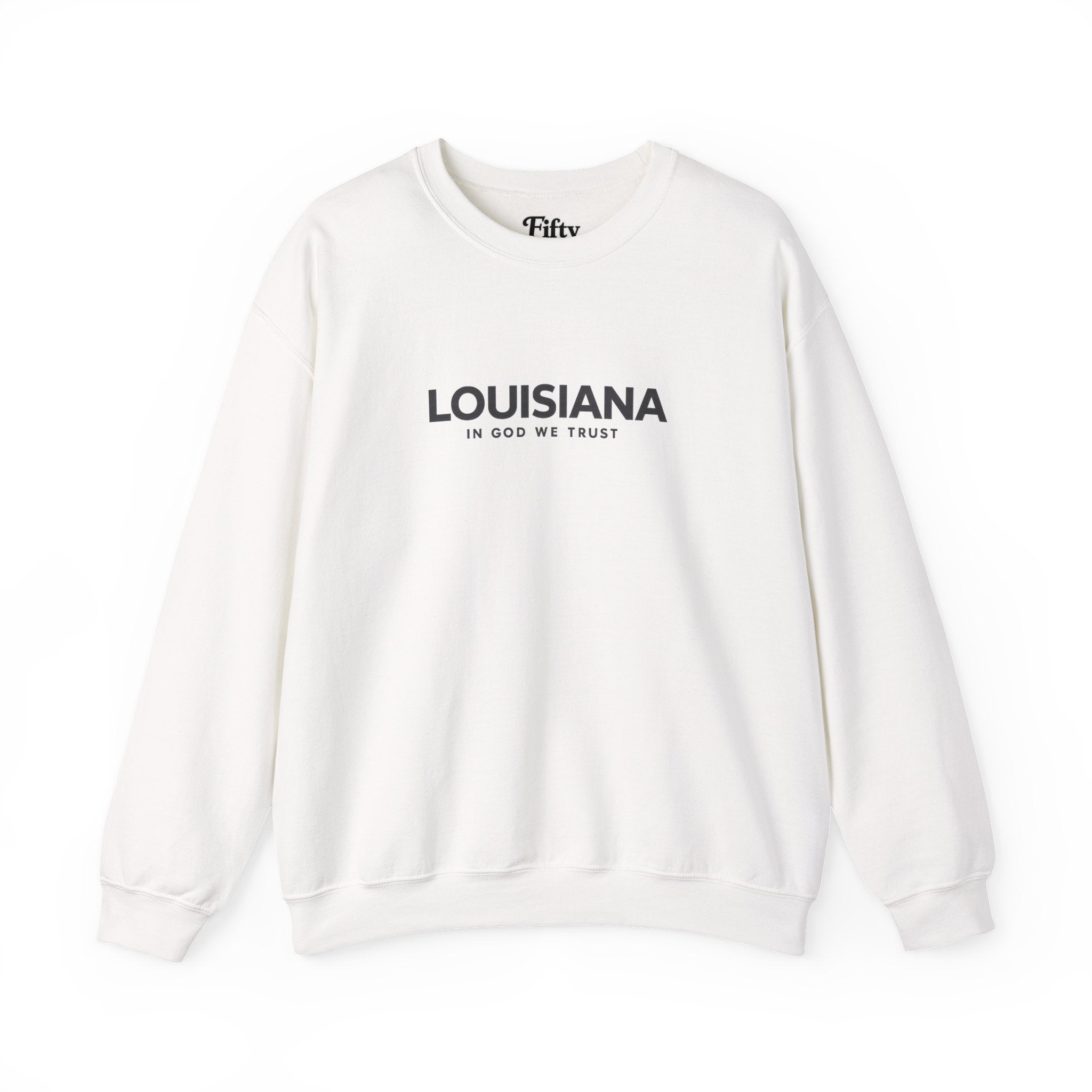 Louisiana All State In God We Trust Unisex Crewneck Sweatshirt
