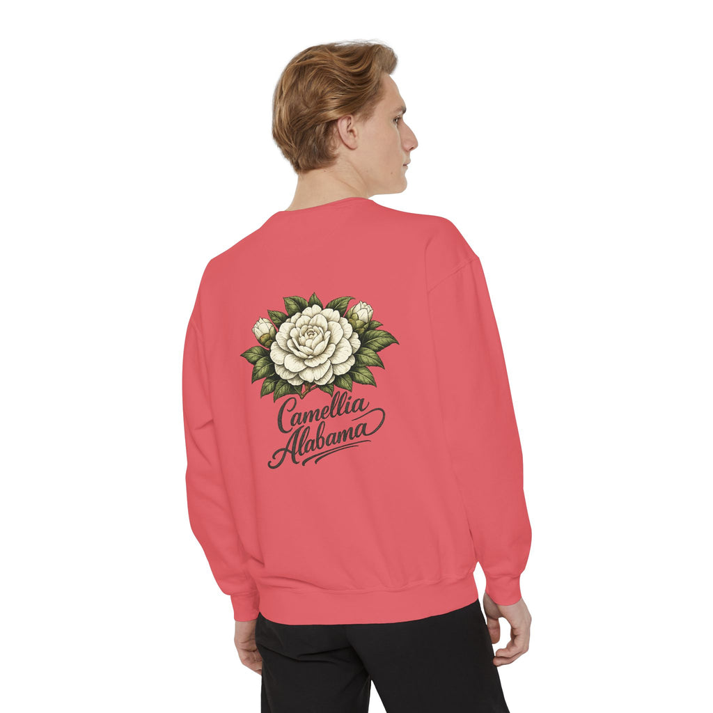 Camellia Alabama Sweatshirt — Vintage Floral Crewneck