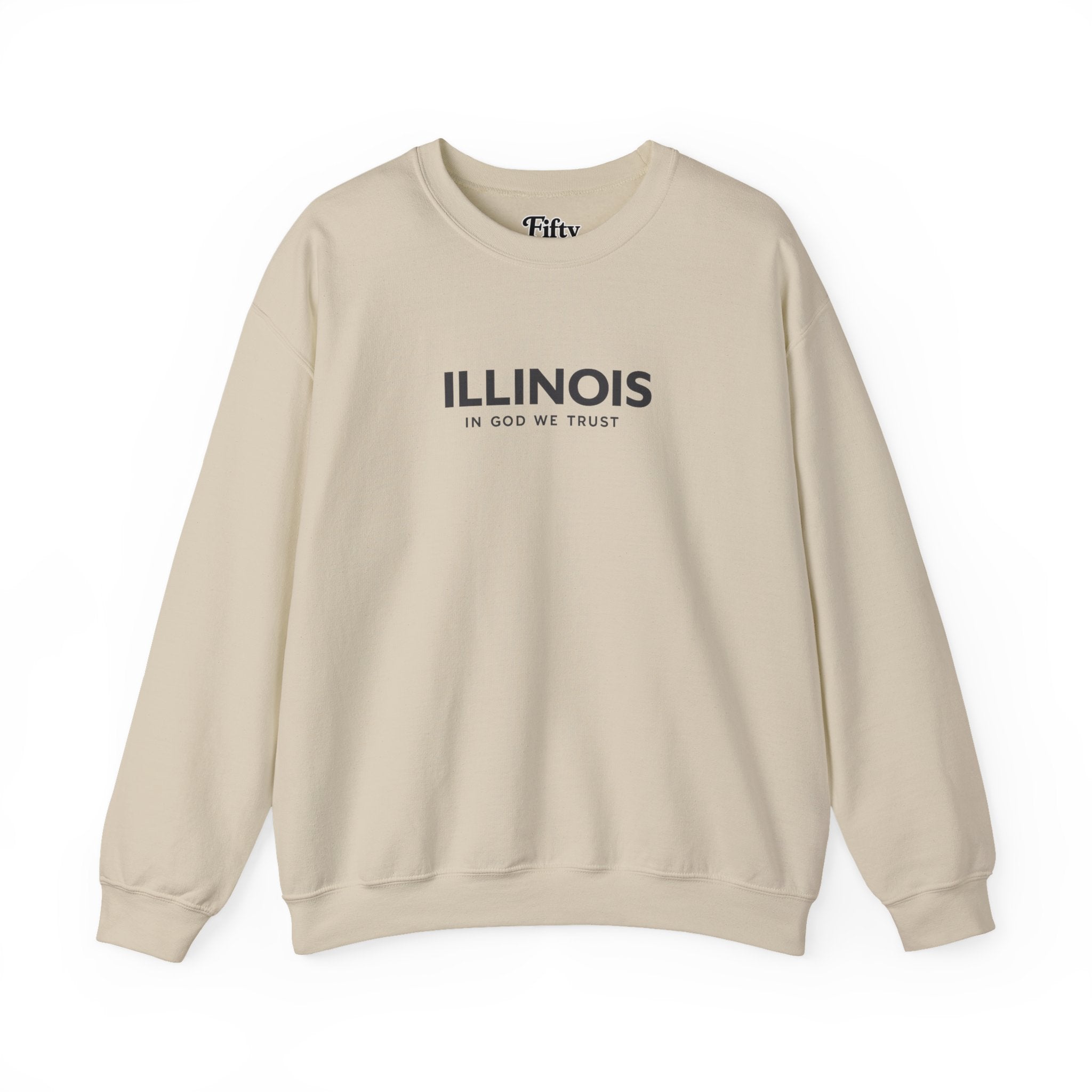 Illinois All State In God We Trust Unisex Crewneck Sweatshirt
