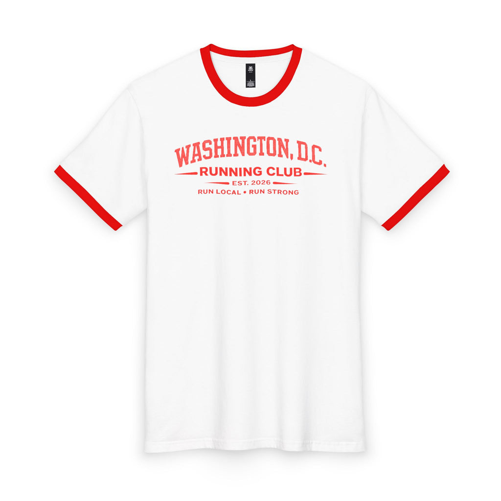 Washington, D.C. Running Club 2026 All State Men's Staple Ringer Tee
