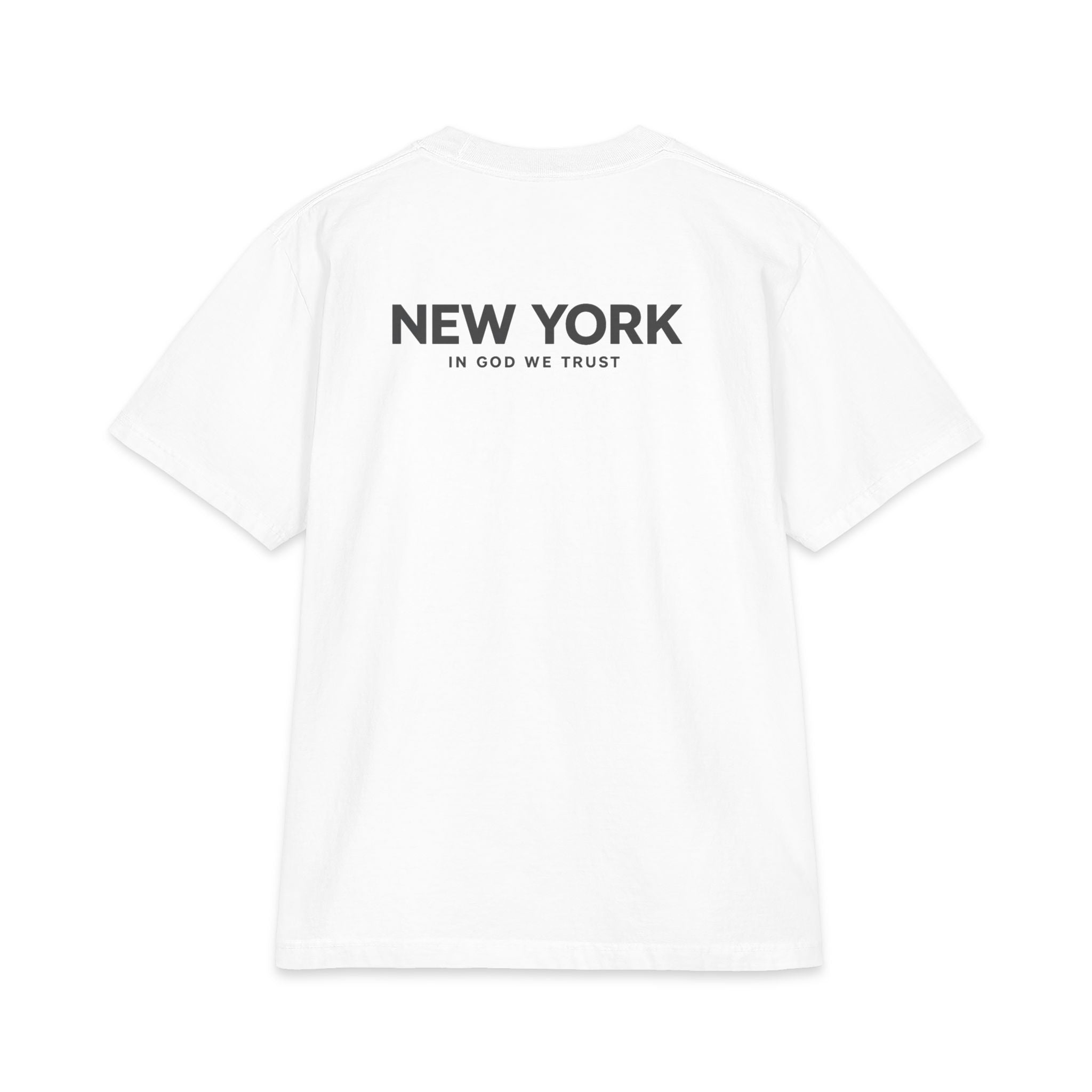 New York All State In God We Trust Unisex Max Heavyweight Short Sleeve